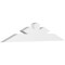 Ekena Millwork Saratoga Architectural Grade PVC Gable Bracket, 72"W x 15"H x 4"D x 6"F, 5/12 Pitch GBP072X15X0406SAR00 - alternate 1